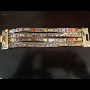 Express multi color wrap bracelet